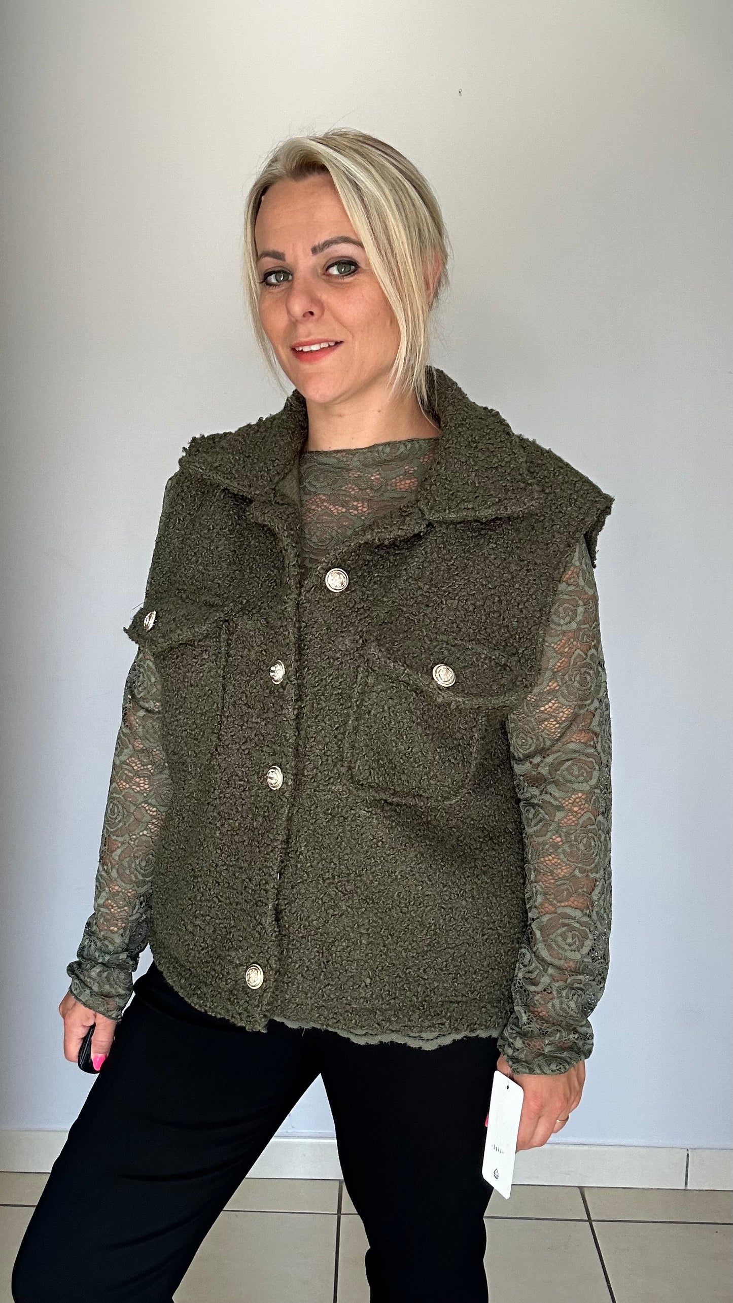 Gilet sans manches tendance ✨