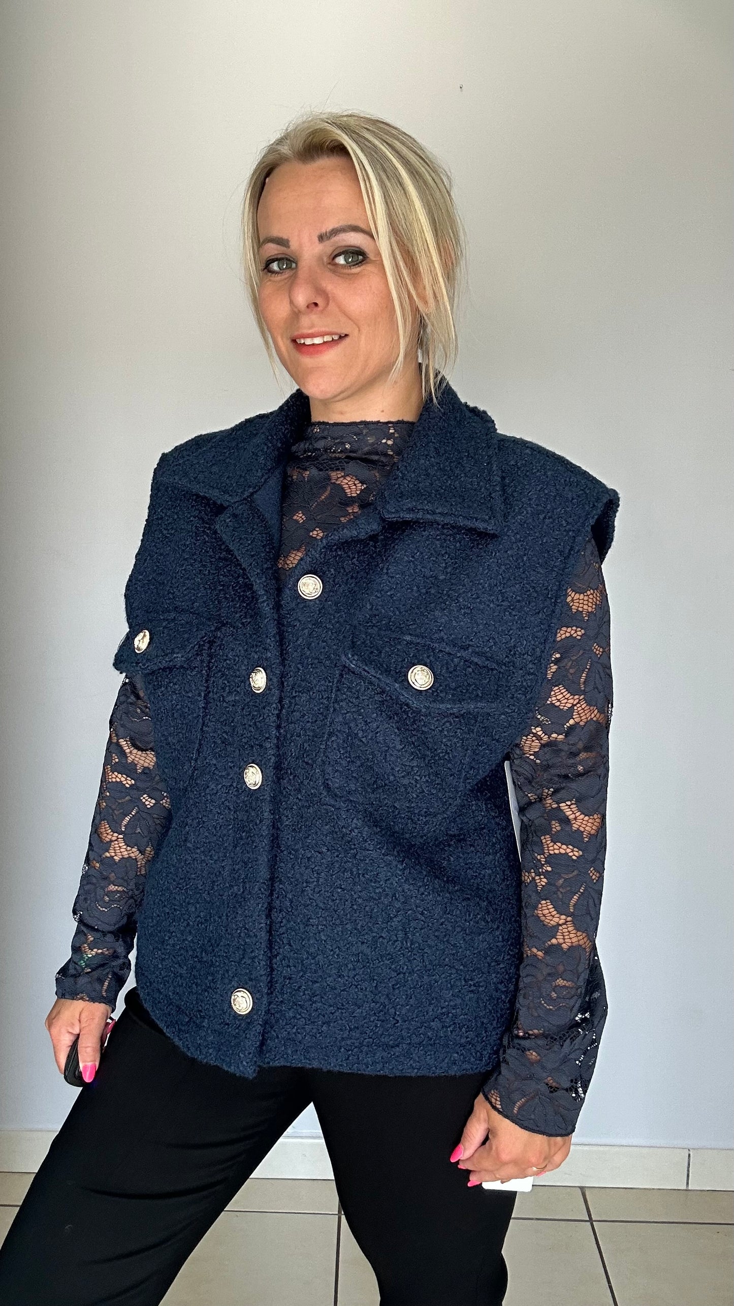 Gilet sans manches tendance ✨