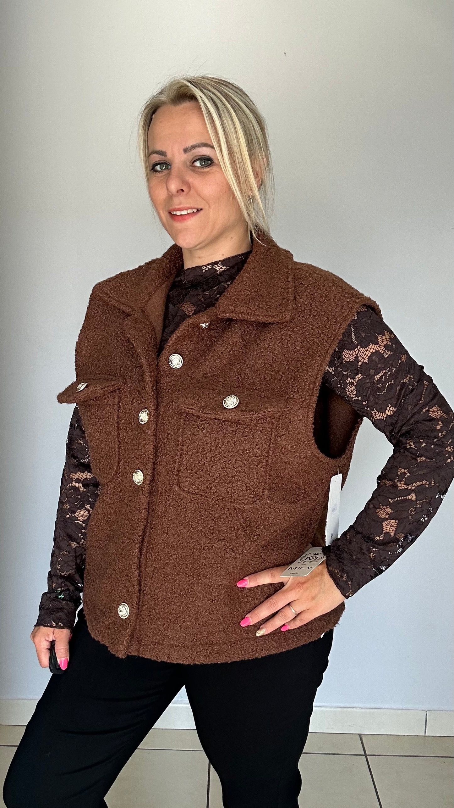 Gilet sans manches tendance ✨