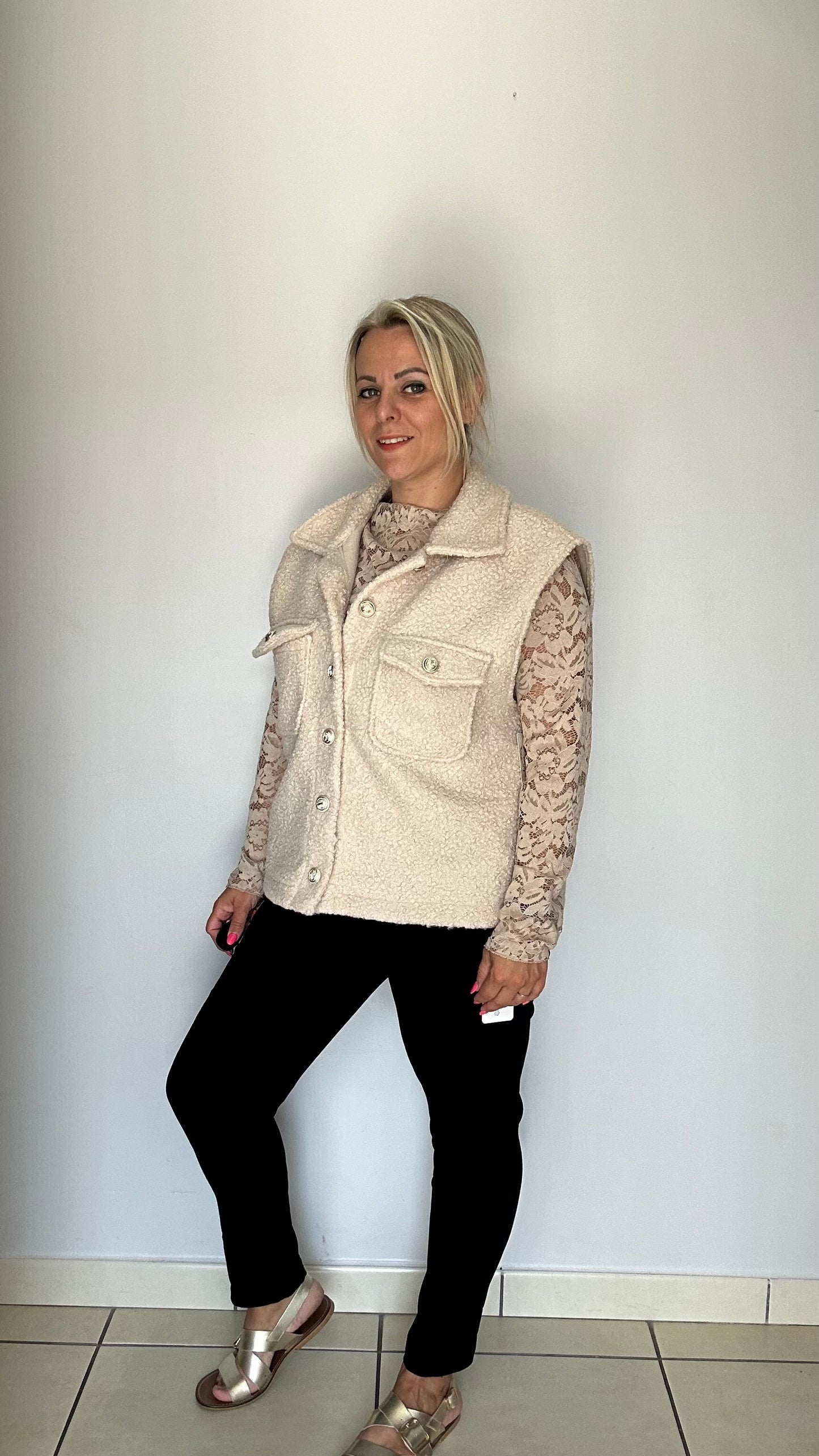 Gilet sans manches tendance ✨