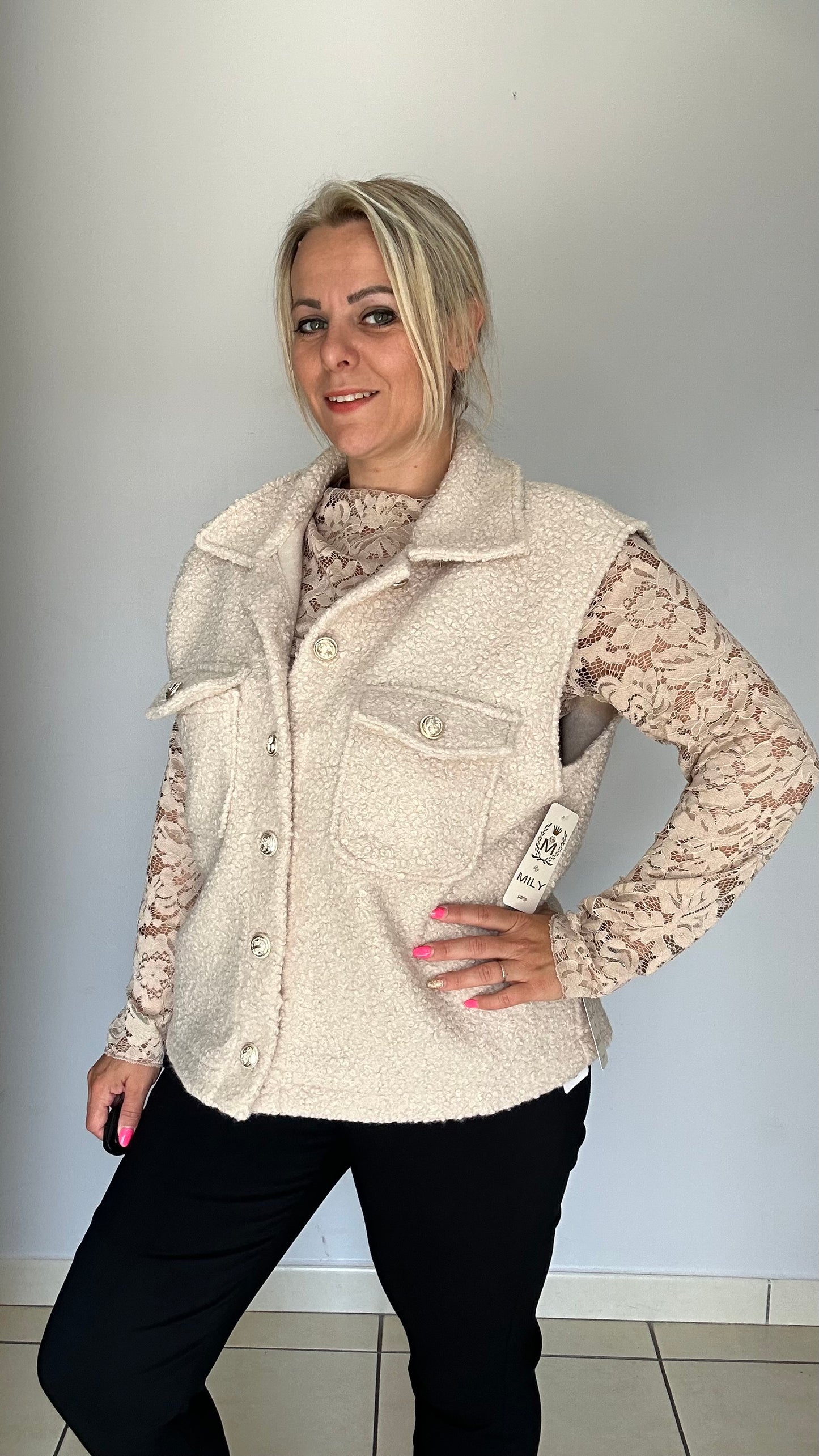 Gilet sans manches tendance ✨