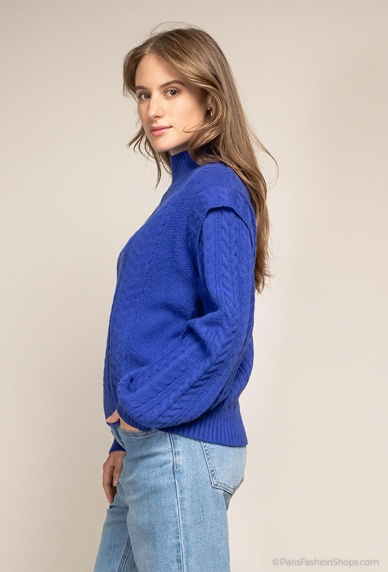 Pull en maille oversize uni