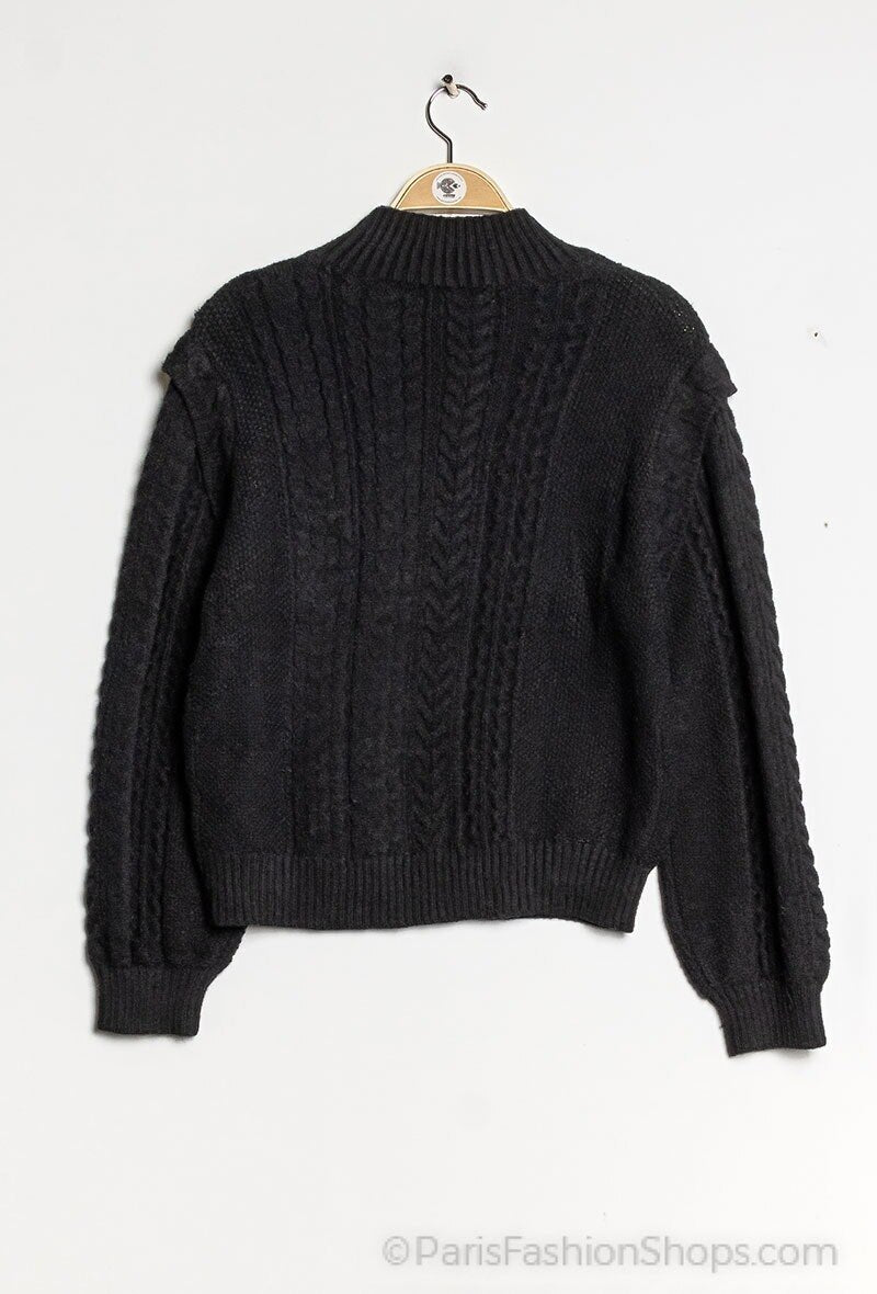 Pull en maille oversize uni