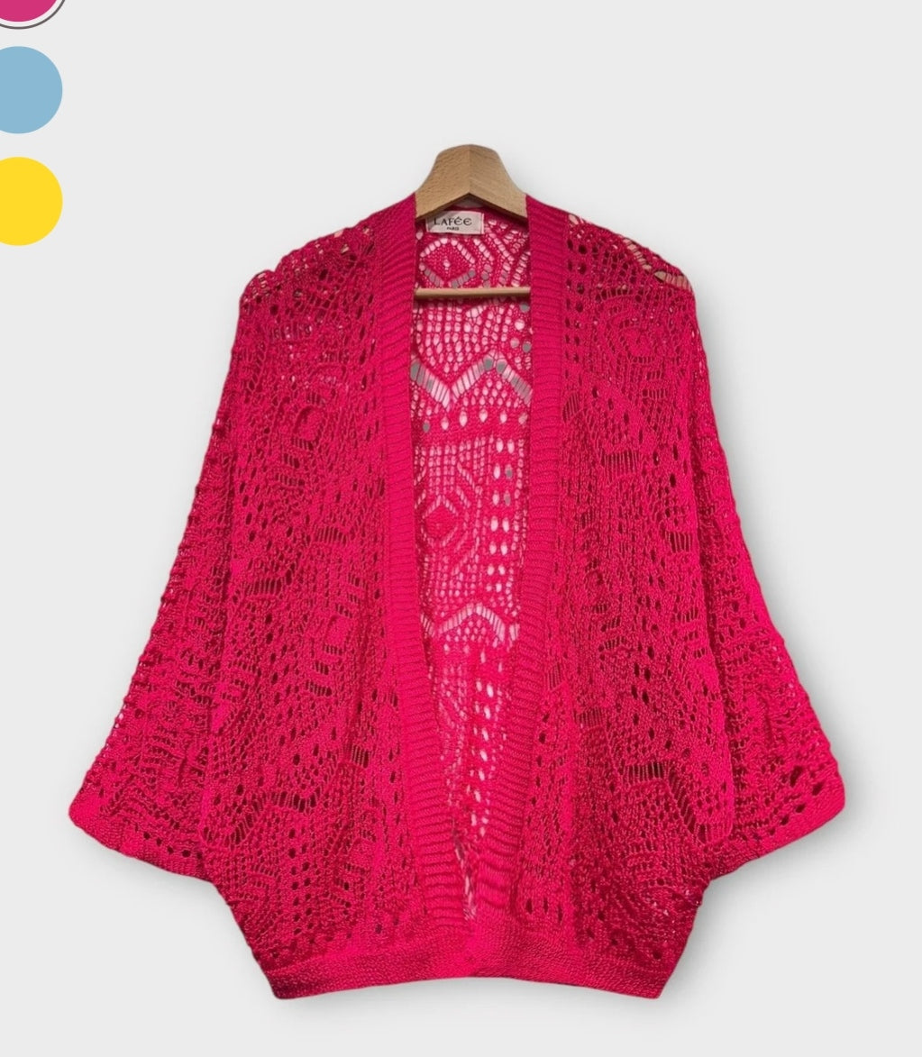 Gilet cardigan crochet