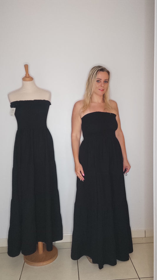 Robe longue bustier
