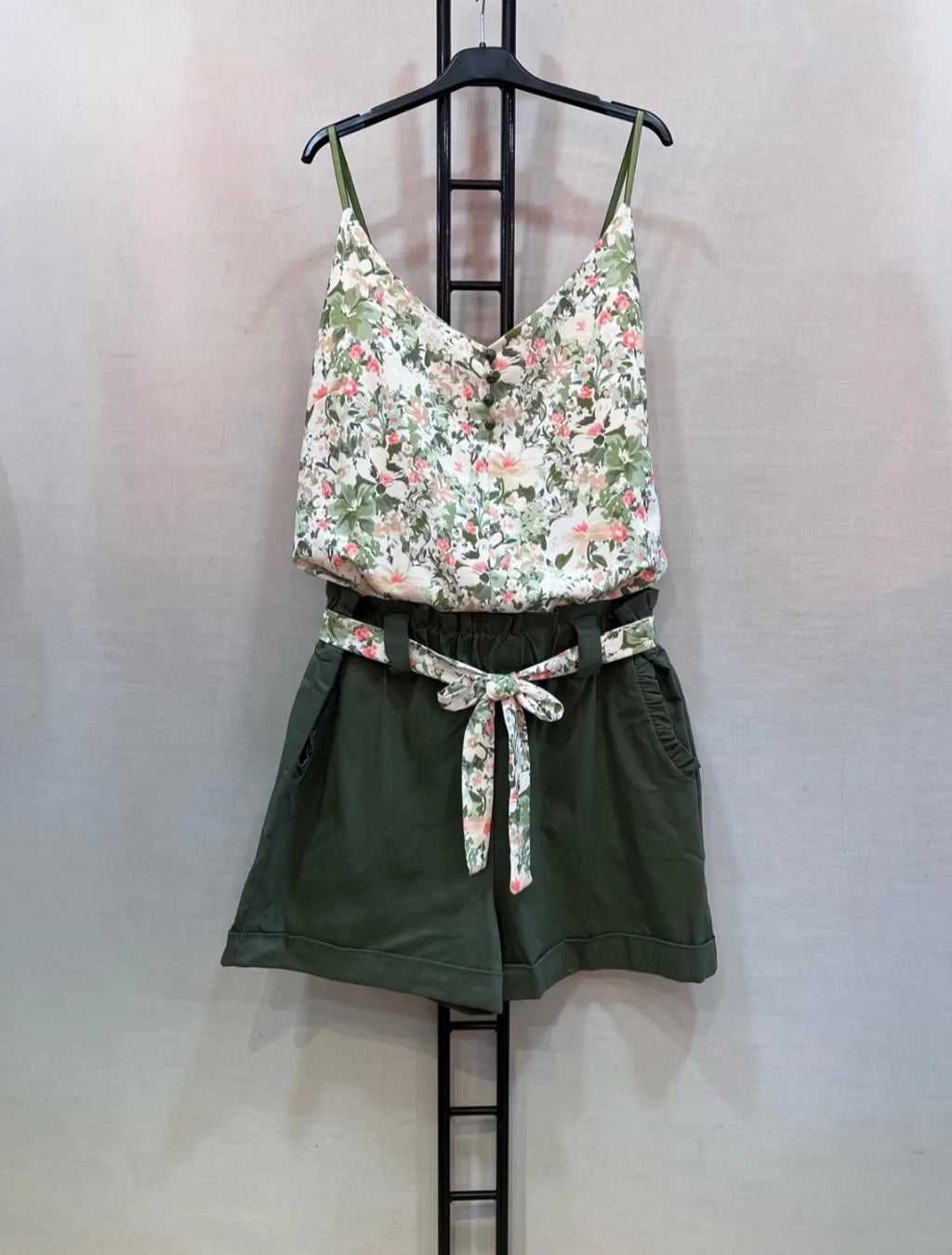Short kaki grande taille