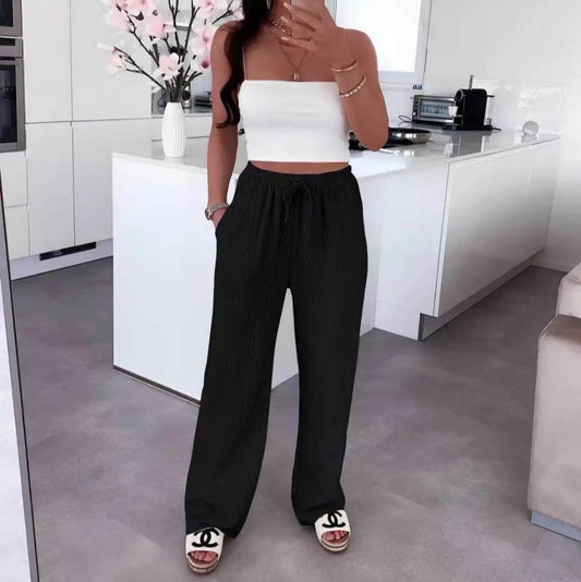 Pantalon gaze de coton