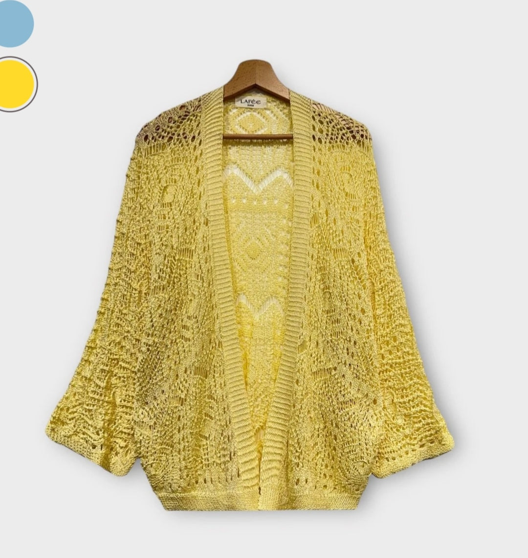 Gilet cardigan crochet