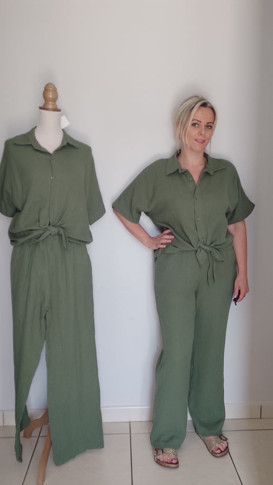 Chemise en gaze de coton